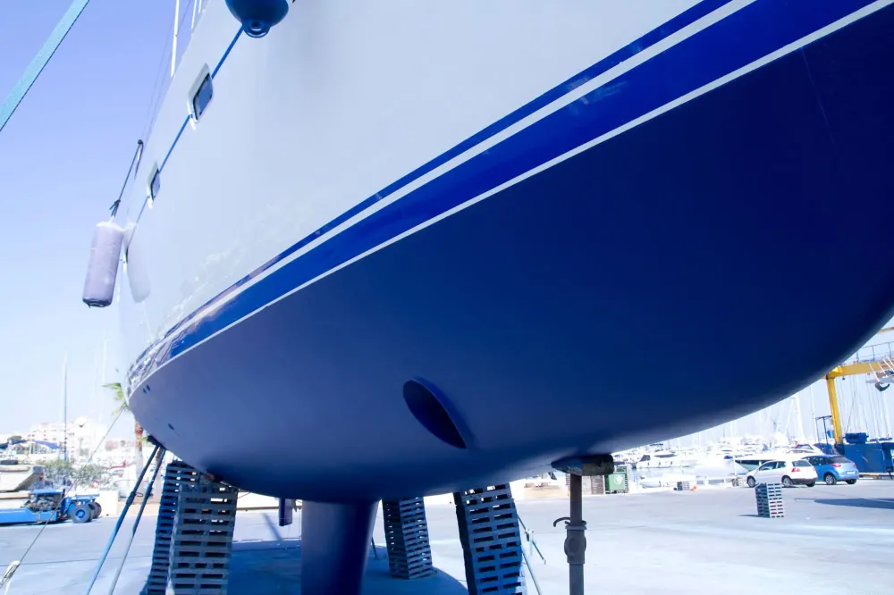 peinture bateau près de Labenne